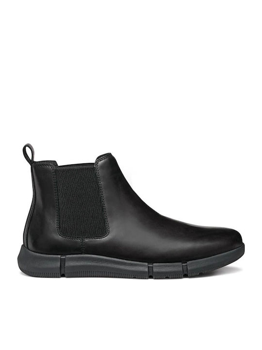 Leather Black Men's Boots