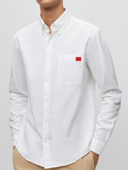 Evito Long-sleeved Cotton Shirt White