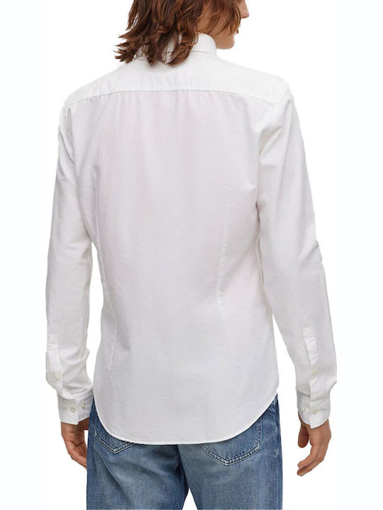 Evito Long-sleeved Cotton Shirt White