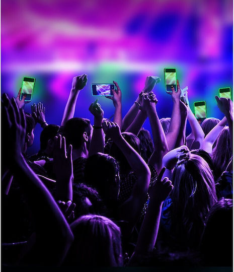 Folie Protectie Telefon Tempered Glass Apple iPhone 15 Flippy Luminous Neon Fosforescent Silicon Mat Marginile Anti-Amprente Protectie Completa 9h Mov