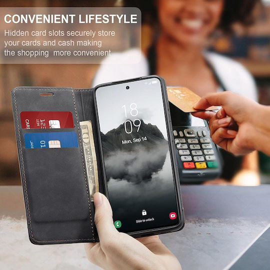 Techsuit Confy Cover Book Negru (Poco X8 Pro Max)