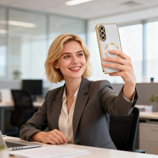 Techsuit Luxus Kristall Rückseitenhülle Rosa Galaxy A37