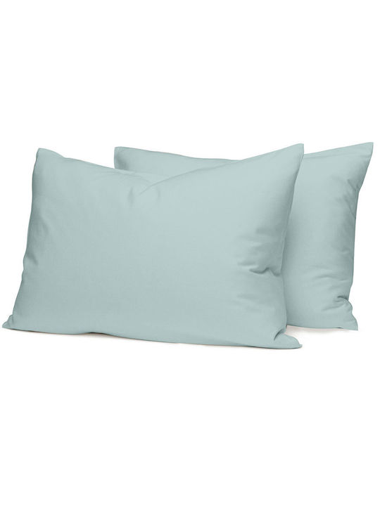 Sunshine Παπλωματοθήκη Βαμβακερή Μονή 170x250 Cotton Feelings 114 Light Aqua