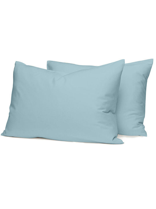 Sunshine Παπλωματοθήκη Βαμβακερή Μονή 170x250 Cotton Feelings 120 Sky Blue