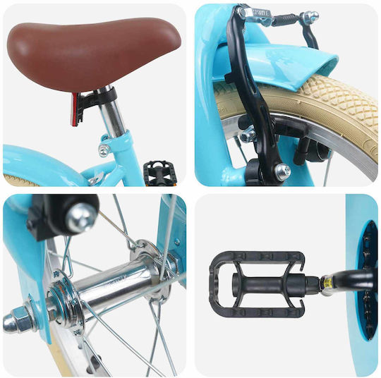 vidaXL 14" Παιδικό Ποδήλατo BMX Γαλάζιο
