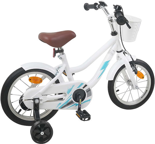 vidaXL 16" Παιδικό Ποδήλατo BMX Λευκό