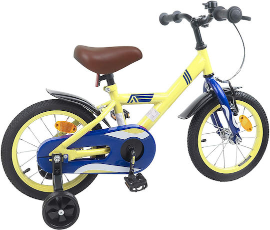 vidaXL 16 Inch Kids' Bicycle BMX Yellow
