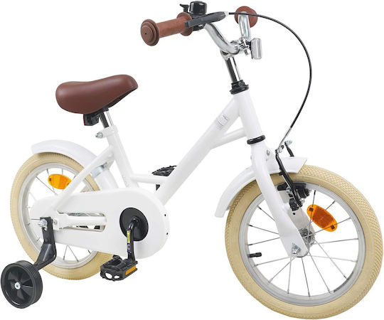 vidaXL 12" Детско Колело BMX Бяло