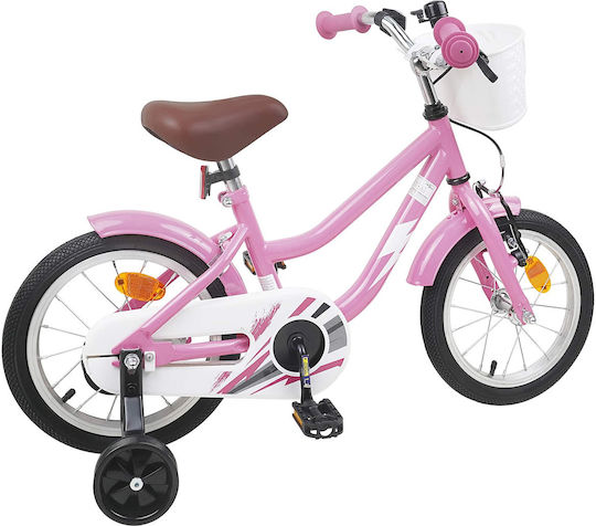 vidaXL 14" Παιδικό Ποδήλατo BMX Ροζ