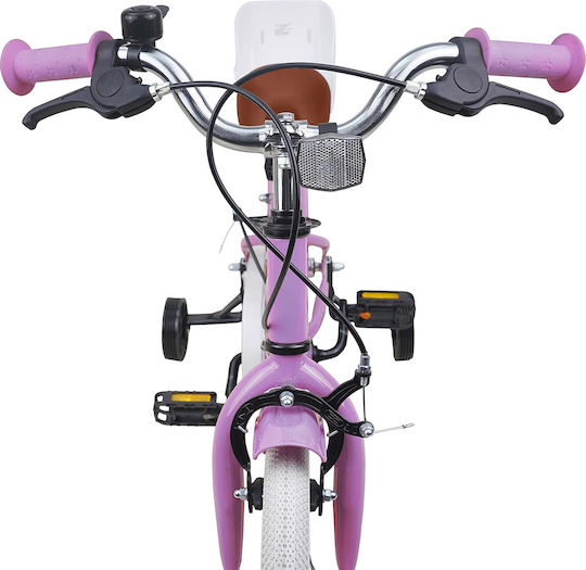 vidaXL Bicicletă Copii BMX Violet 14"