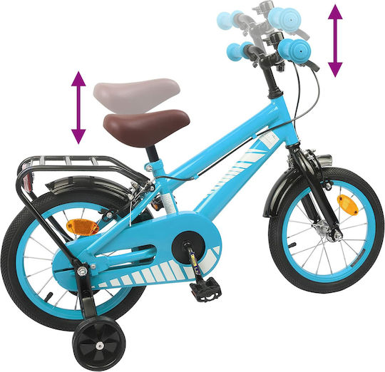 vidaXL 12" Παιδικό Ποδήλατo BMX Γαλάζιο