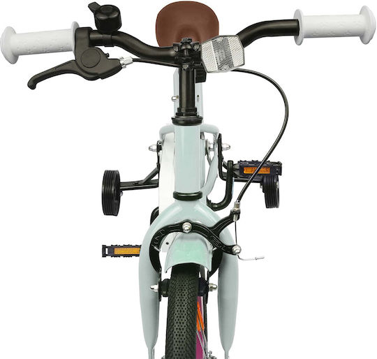 vidaXL Bicicletă Copii BMX Verde 14"