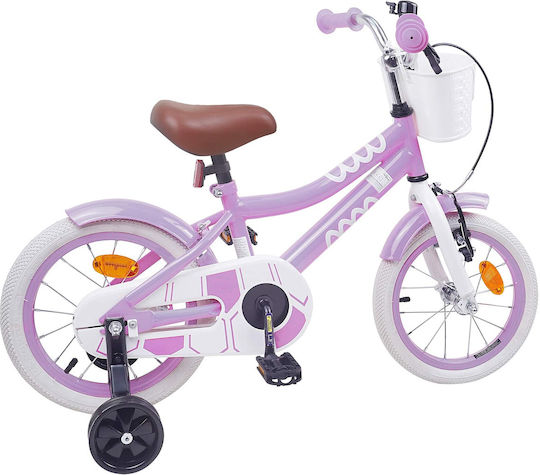 vidaXL 14" Kinderfahrrad BMX Lila