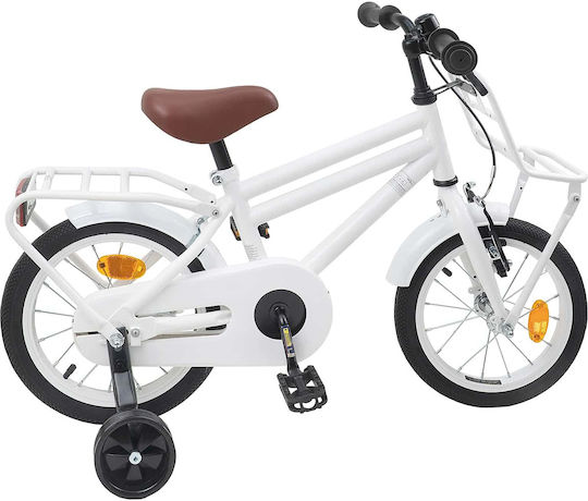 vidaXL 14" Kinderfahrrad BMX Weiß