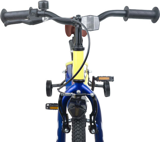 vidaXL 14" Παιδικό Ποδήλατo BMX Κίτρινο