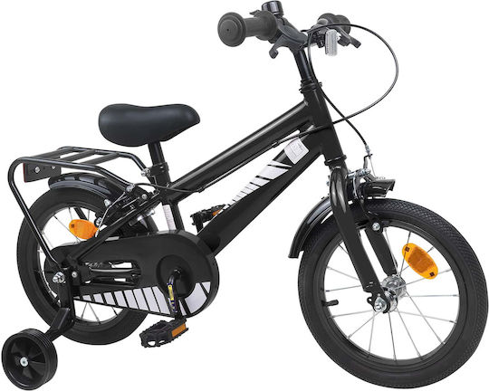 vidaXL 12" Παιδικό Ποδήλατo BMX Μαύρο