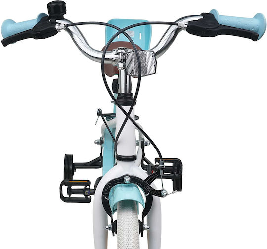 vidaXL 14" Παιδικό Ποδήλατo BMX Λευκό