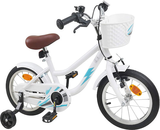 vidaXL 14" Kids' BMX Bicycle White