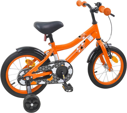 vidaXL 14" Kinderfahrrad BMX Orange