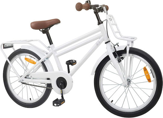 vidaXL 18" Kinderfahrrad BMX Weiß