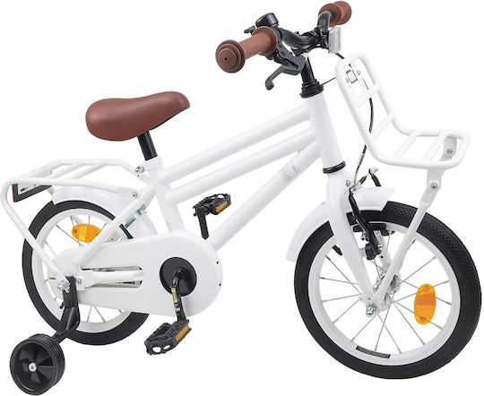 vidaXL 12" Kinderfahrrad BMX Weiß