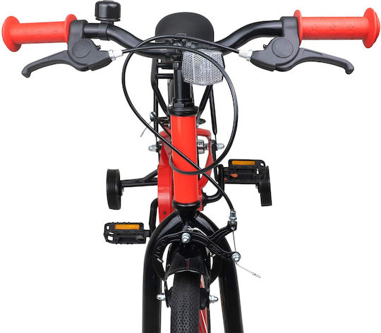 vidaXL 14" Детско Колело BMX Червено