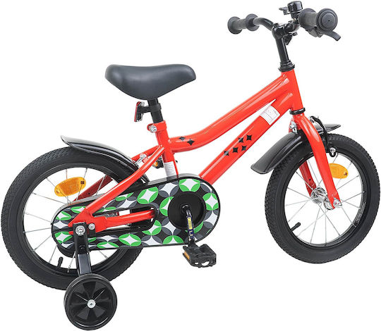 vidaXL 14" Παιδικό Ποδήλατo BMX Κόκκινο