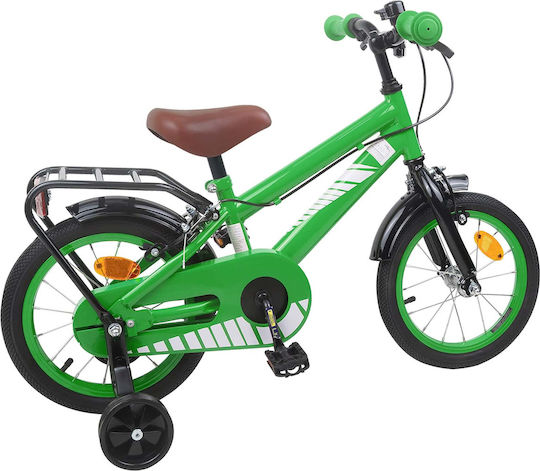 vidaXL Bicicletă Copii BMX Verde 12"