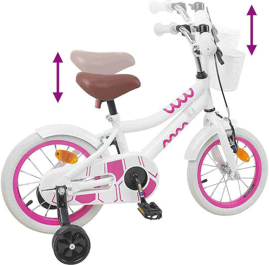 vidaXL 12" Kids' BMX Bicycle White