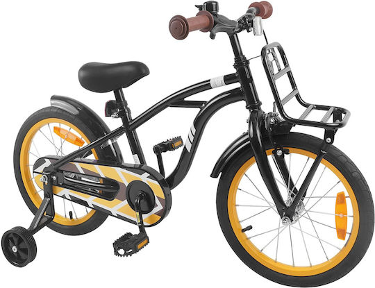 vidaXL 16" Παιδικό Ποδήλατo BMX Μαύρο