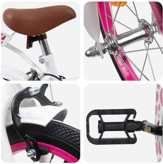 vidaXL 16 Παιδικό Ποδήλατο BMX Λευκό