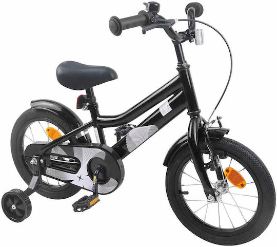 vidaXL 12" Kids' BMX Bicycle Black