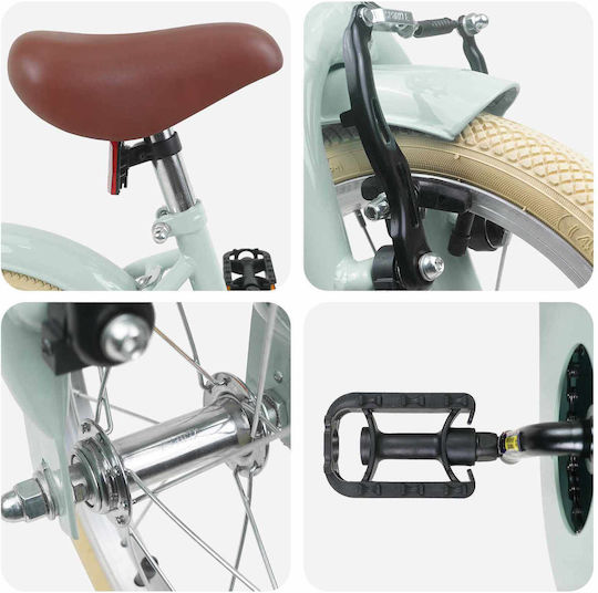 vidaXL 16" Παιδικό Ποδήλατo BMX Πράσινο