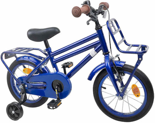 vidaXL 16" Kinderfahrrad BMX Blau