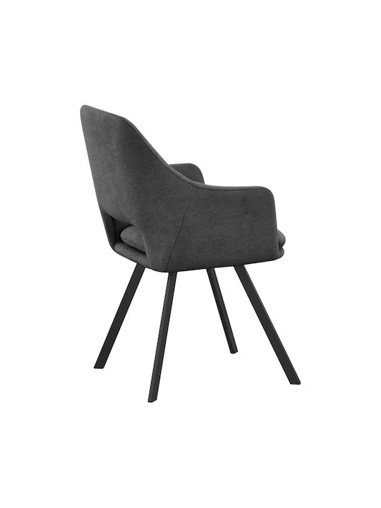 Nordo Ess- und Küchenstühle Metallisch Anthrazit 56x58x85cm