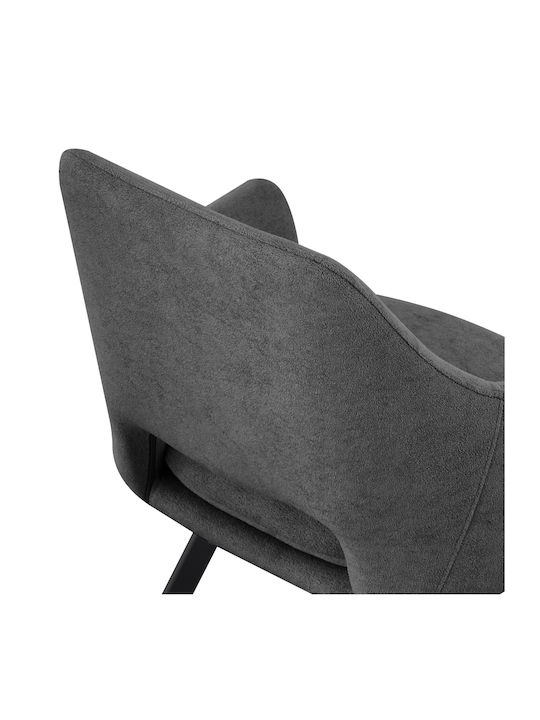 Nordo Ess- und Küchenstühle Metallisch Anthrazit 56x58x85cm