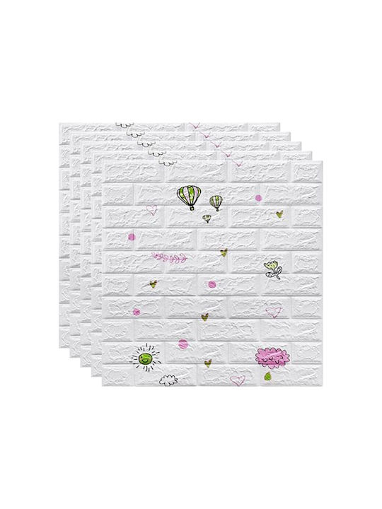 Alista Home Kinder Wandsticker 3D Schaumstoff 1x77cm