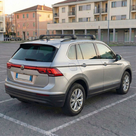 Roof Rack Classic Roof Rails Volkswagen Tiguan 2016-2024 Black