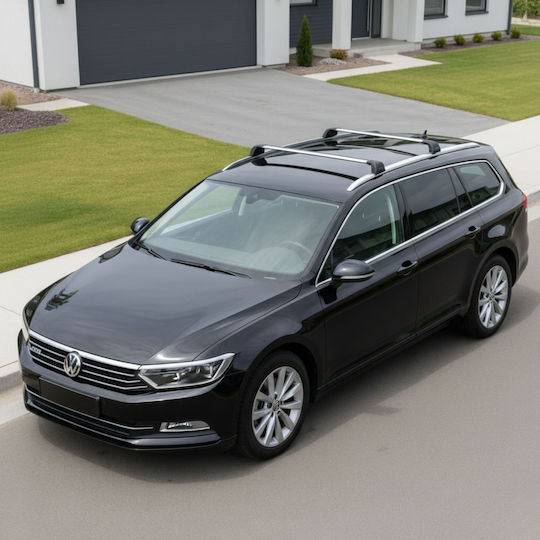 Autodachträger Integrierte Dachreling Vw Passat Variant 2015 Silber