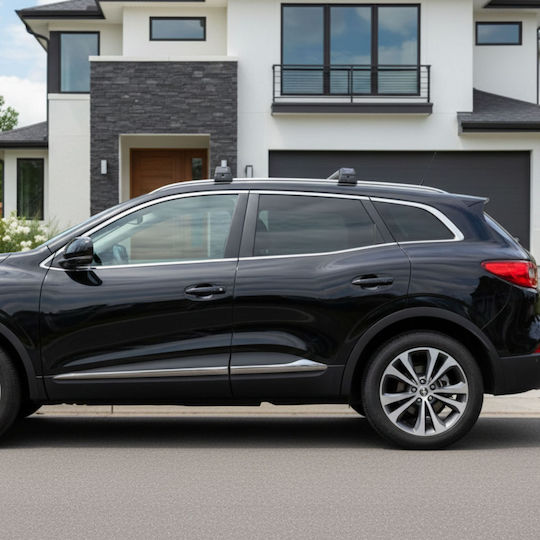 Autodachträger Integrierte Dachreling Renault Kadjar Ab 2015 Schwarze