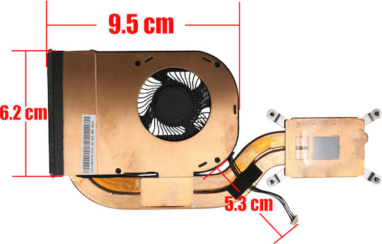Ανεμιστηράκι Laptop Cpu Cooling Fan Lenovo Thinkpad X1 Carbon 5th Gen 20hr 20hq 20k3 20k4 6th Gen 20kg 20kh 01yu011 00ur983 00ur984 01yr159 01yr203 01yr204 Heatsink 5pin Κωδ.81686