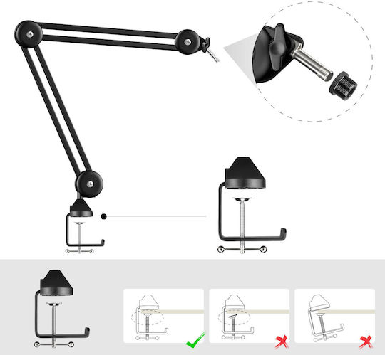 Mozos Sb36 Pro Microphone Arm Head Load 2 Kg