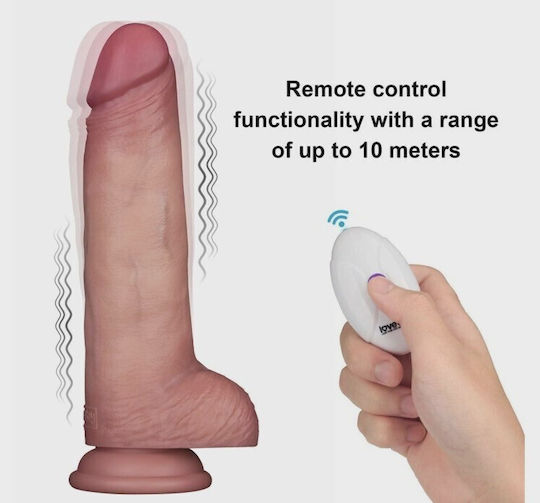 Lovetoy Doppelter Dildo Braun