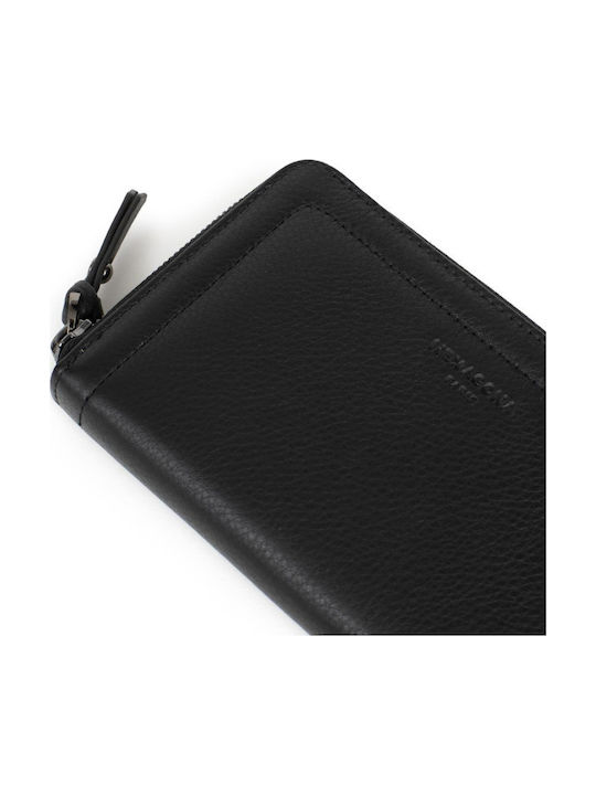 Leather Women's Wallet with RFID Black