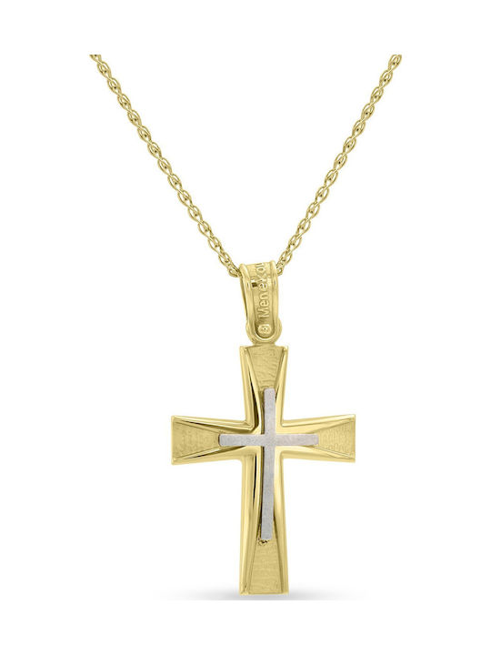 Chrysolithos Gold Cross 9K