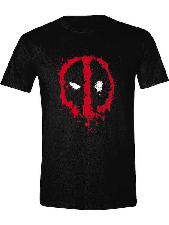 PCMerch Deadpool Splat T-shirt σε Μαύρο χρώμα