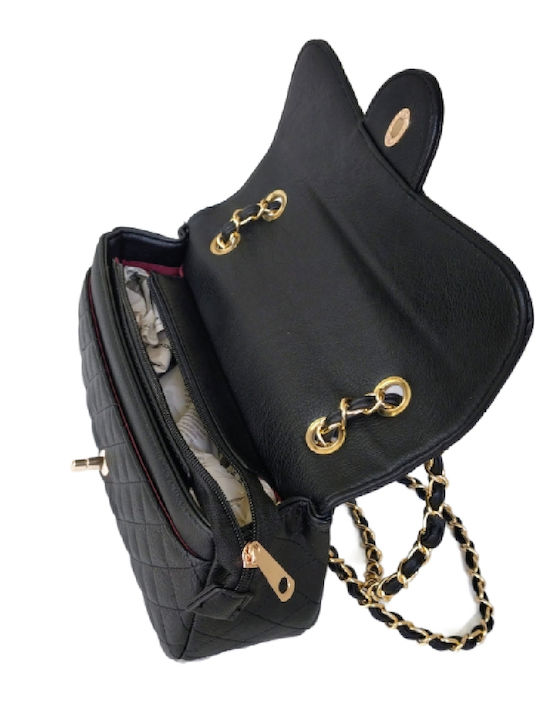 Leather Women's Shoulder Bag Black