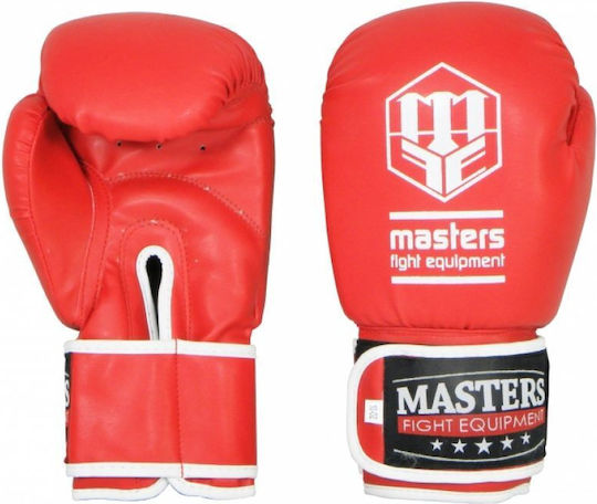 Sport Masters RPU-3 Боксови Ръкавици от Синтетична Кожа за Състезание Черен