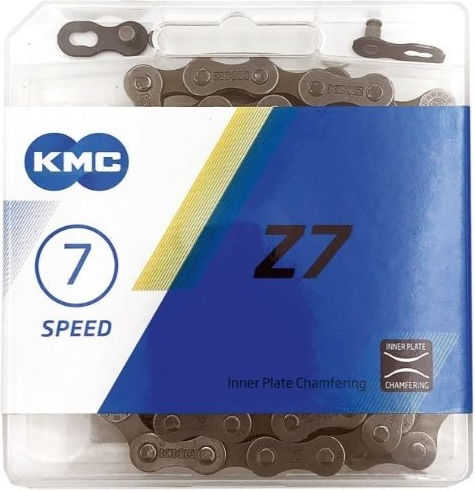 KMC Chain Z7 Bicycle Chain 6 7 8 Number of Gears 114L Silver