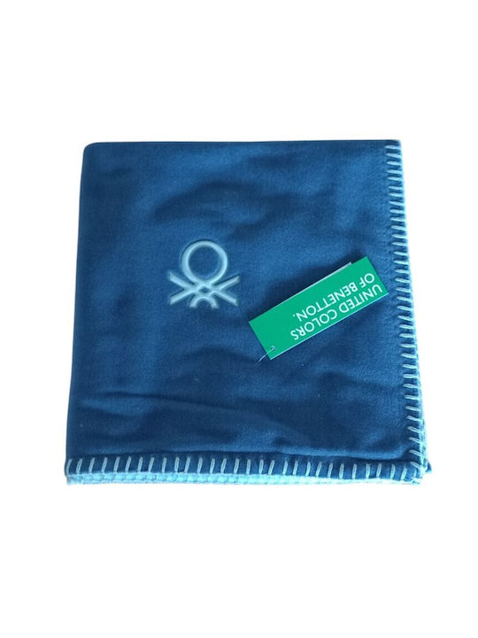 Benetton Διακοσμητική Μαξιλαροθήκη Fleece Λαδί 47x47εκ.
